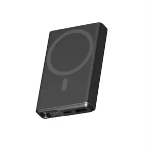 Ksix magnētiskā ārējā baterija BPB10000MAG01N 10000 mAh 22.5W melna