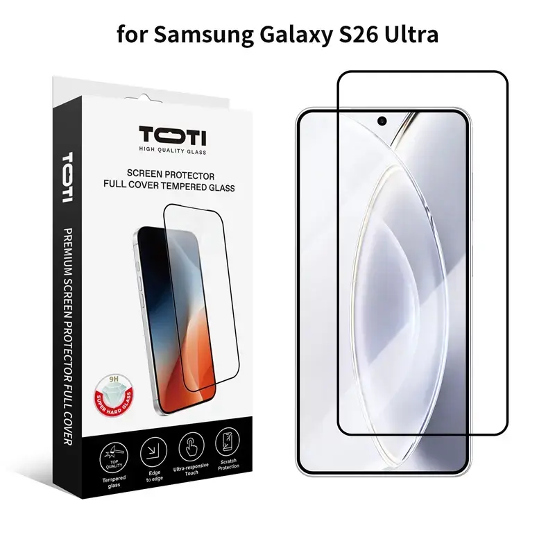 TOTI Premium aizsargstikls tālrunim 9H Photo 2