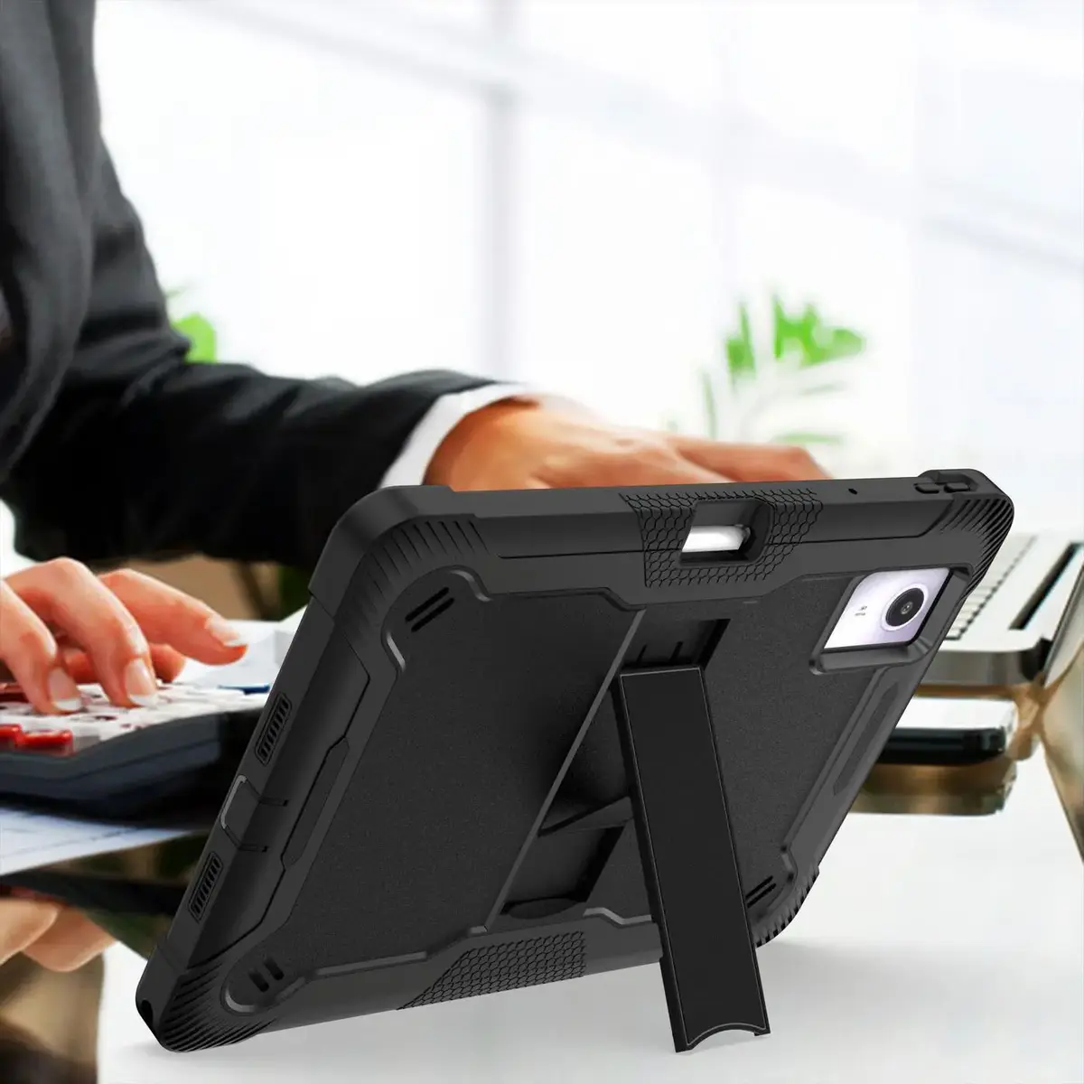 Чехол для планшета eSTUFF Lenovo Tab K12 TAMPA Defender Черный Photo 3