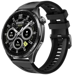Honor Watch 6 Smartwatch 1.46-inch AMOLED 464 x 464 pixels Touchscreen GPS Black Fluoroelastomer