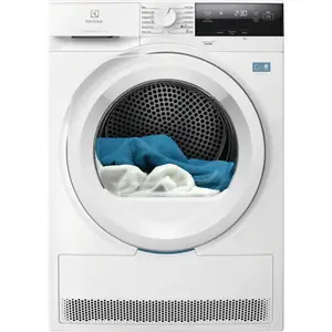 Electrolux EDI731W94W Freestanding Front-load Heat pump Tumble dryer 9 kg Black