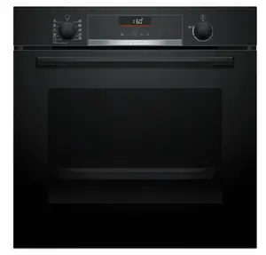Bosch Serie 6 HBG536EB4 Elektriskā iebūvējamā cepeškrāsns 71 L 3400 W Melna A+