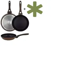 Maku Natura Frying Pan 24 cm Brown Induction with Protector
