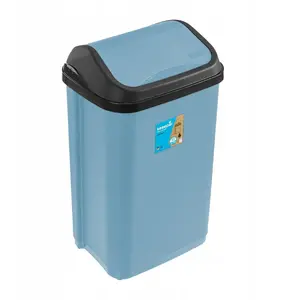 Aptel Swantje Waste Bin with Swivel Lid 10L Blue