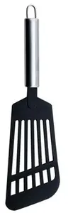 Lumarko long slotted turning spatula made of nylon and stainless steel