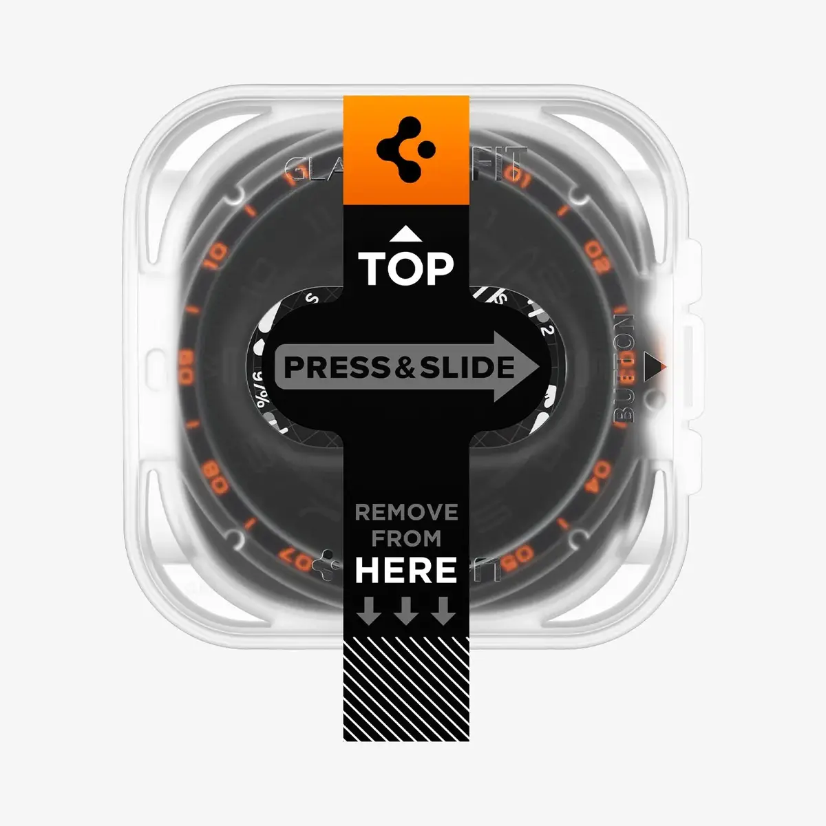 Spigen GLAS.tR EZ Fit Screen Protector for Galaxy Watch Ultra 2 Photo 5
