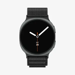 Ремешок для умных часов Spigen WBF1 для Galaxy Watch 9 44mm Black, размер запястья 150-215 мм
