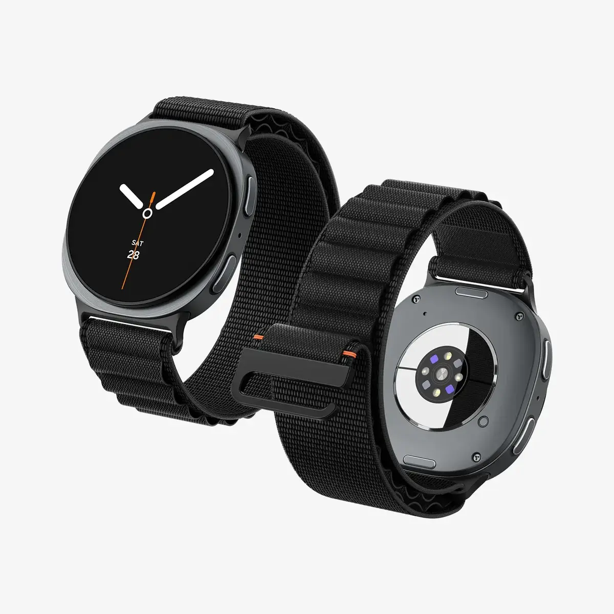 Ремешок для часов Spigen WBF1 для Galaxy Watch 9 44mm Black Photo 2