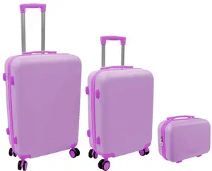 Stoneline Čemodānu komplekts 3 gabali 60L 43L 15L rozā