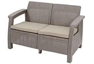 Keter Corfu Love Seat Sofa, Двухместный диван для сада