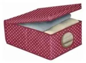 Lumarko Fabric box 48x36x19cm Bordeaux 8004226340928
