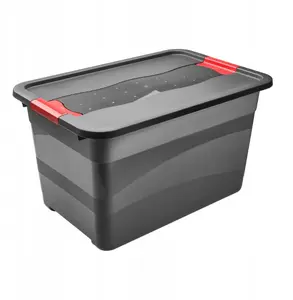 LA-KA-PE Transport box Eckhart 52L graphite sharp
