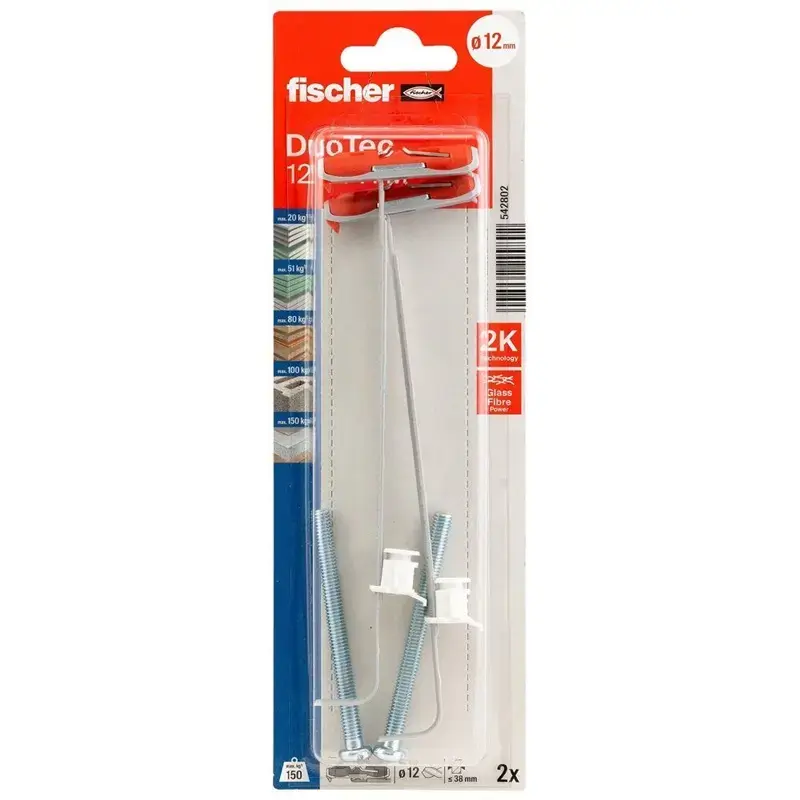 Дюбель FISCHER DuoTec 46 мм x 12 мм Photo 2