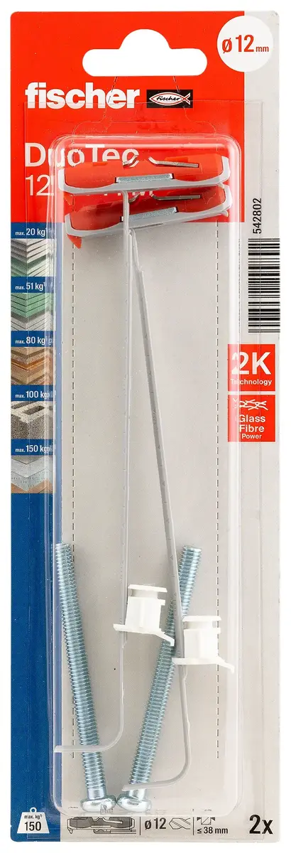 Fischer 542802 DuoTec Fixing Bolt Pack Photo 2