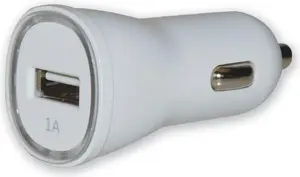 Автомобильное зарядное устройство TECHLY IUSB2-CAR2-1A1P с 1 портом USB-A и силой тока 1А
