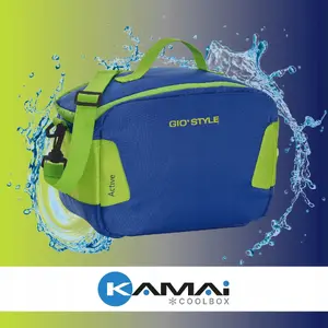 PLANET Termo pusdienu soma Active Lunch Bag zili-zaļa