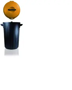 Мусорный контейнер Michelin Waste bin Ecosolution 35L темно-серый и желтый