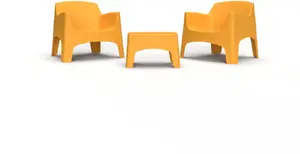 Gardena Garden furniture set Set Ibiza Terrace dark yellow 8003723802212