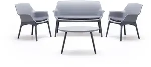 Gardena Garden furniture set Luxor Lounge Set light gray/gray 8003723990773