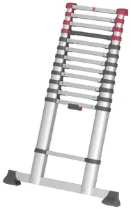 Телескопическая лестница Hailo FLEXLINE 380 Алюминий Максимальная нагрузка 150 кг Высота 3.8 м