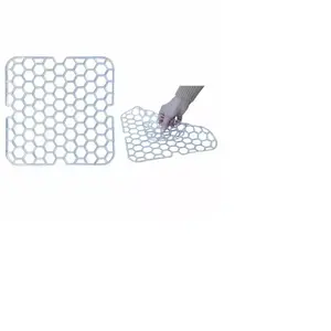 Izlietnes aizsargs Bigbuy Home 28x28cm mīksts caurspīdīgs