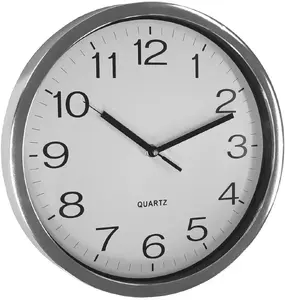 Trevi Wall Clock ASI COLLECTION Silver Chrome 31 cm