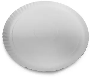 Lumarko Papierowe talerzyki biały zestaw 2 szt. Easy Bake Bio* O34cm 8006043023169
