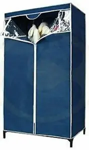 Songmics Fabric Wardrobe Armadio Jolly Blue
