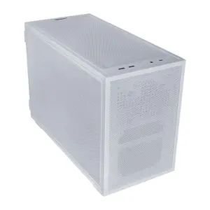 Lian Li B4-mATX Mesh Mini Tower White PC Case supporting Micro-ATX and Mini-ITX motherboards with SFX and ATX power supplies
