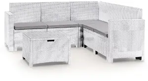 Garden furniture set Nebraska Corner white