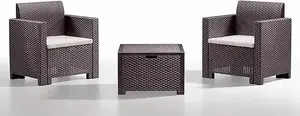 Gardena Garden furniture set Set Nebraska Terrace brown 8003723390733
