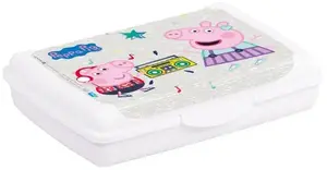 MPL Power Peppa Pig Olek food container deco-click-box mini 0.5L white