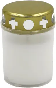 Comfort Paraffin Memorial Candle with 20 Hours Burn Time White