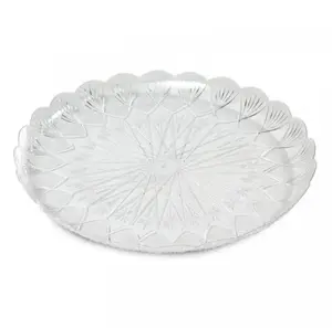 Lumarko Zestaw przezroczystych talerzy plastikowych 3 szt. Easy Bake O27cm 8006043010176