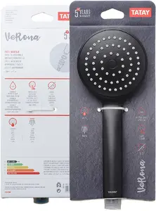 Ideal Standard Verona Dušas galva 10 cm 1 režīma melna