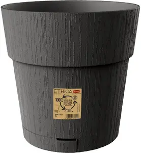 Puķu pods ar paliktni Lumarko Ethica pelēks