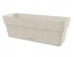 Ethica puķu kaste ar paliktni Lumarko balta 50x18x17 cm