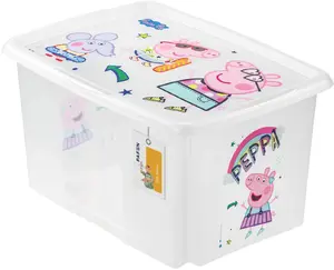 Curver Pojemnik próżniowy 45L Karolina "Peppa Pig" 55 5x40x30cm przezroczysty 4052396081695