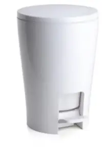 Ведро с педалью Wesco Bathroom pedal bin Diabolo белый 5л