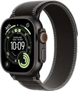 Smartwatch Apple Watch Ultra 3 GPS + Cellular 49mm Black Titanium / Trail Loop M/L Czarny (MF1H4QI/A)