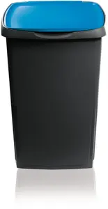 Waste Bin Aptel Waste bin Ecosolution 45L Dark Grey and Blue