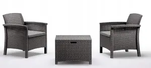 Gardena Garden furniture set Set Venezia Terrace grey 8003723491737