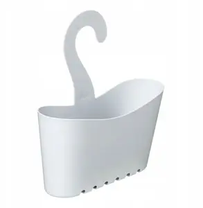 LA-KA-PE Pakarinams vannas istabas multifunkcionals plauktins 25x9x28cm balts 8411801237953