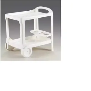 DKD Home Decor Partikas stroller Borneo 52x68x70cm white 8003723000922