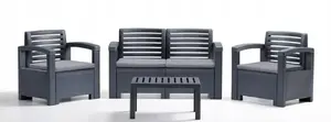Gardena Garden furniture set Set Nevada 2 grey 8003723490471