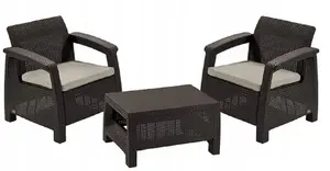 Gardena Garden furniture set Corfu Weekend brown 8711245158273