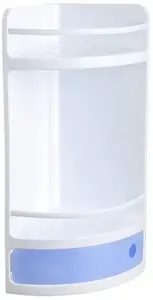 Qbrick Corner shelf with drawer, blue crystal color 8411801432006