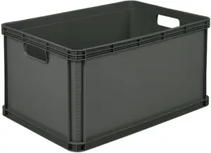LA-KA-PE Robert Transport box 64L capacity 30kg graphite color