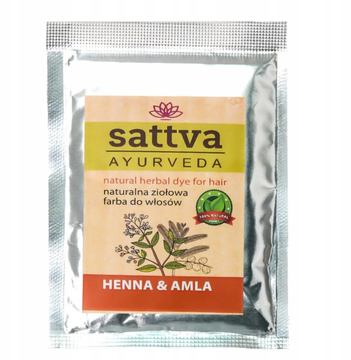 Sattva Henna & Amla dabīga augu