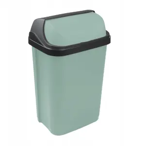 Aptel Waste bin Rasmus with rotating lid 10L green